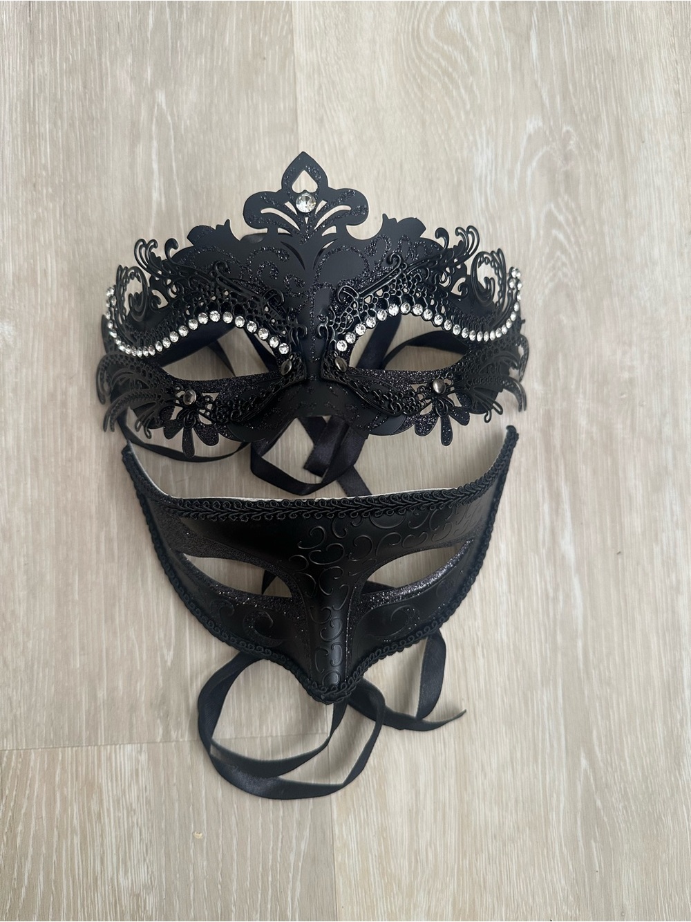 Hoshin Masquerade Mask for Couple, Mardi Gras Deecorations Venetian Masks for W